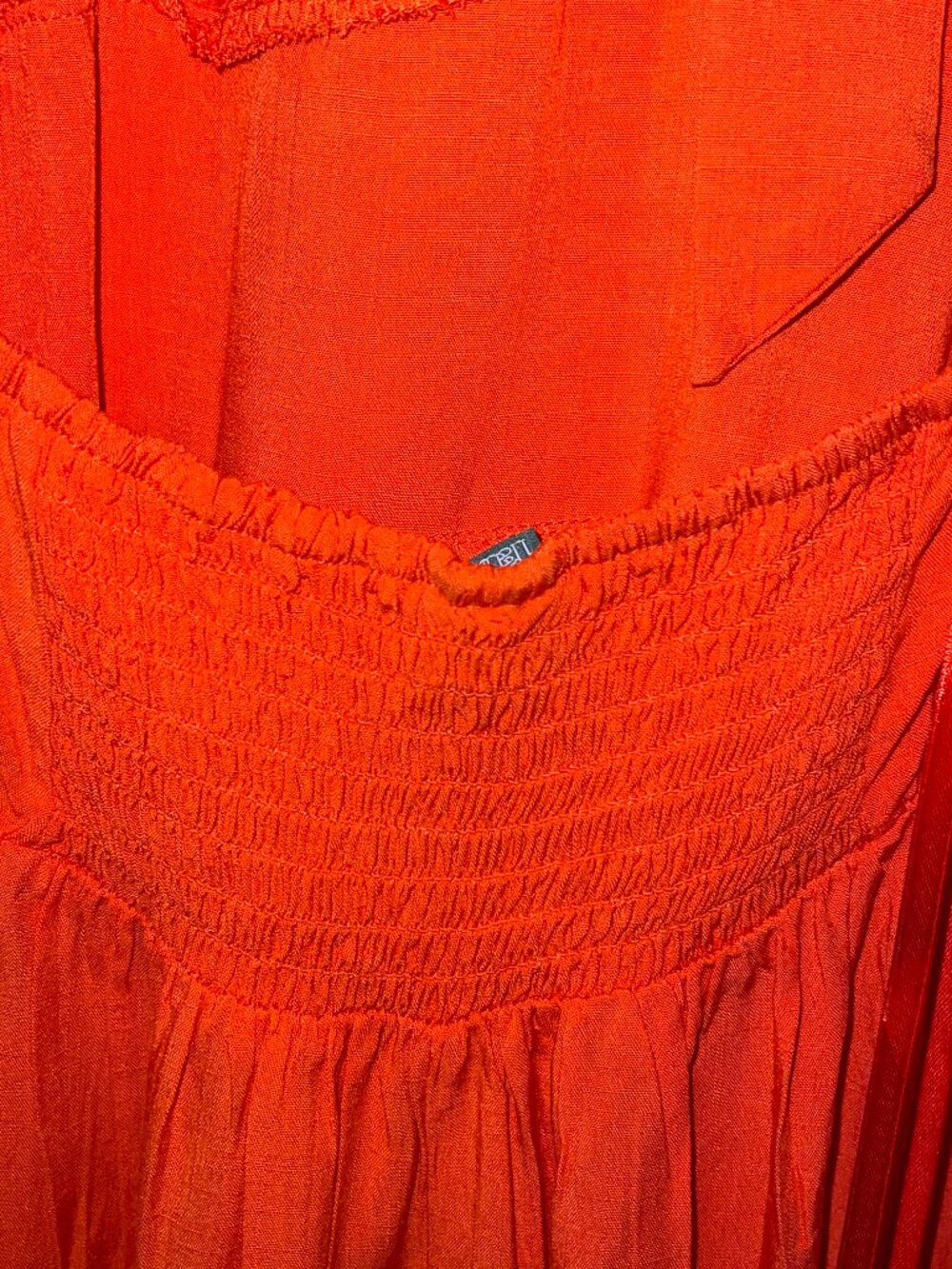 Wild Fable Orange Halter Sundress for Cocktail Day Party Sundress - Picture 10 of 11